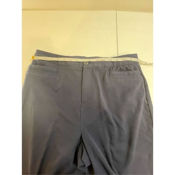 Christopher & Banks size 12 short navy dress pants elastic waist - Picture 6 of 8